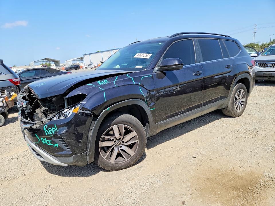 49671656 :رقم المزاد ، 1V2DP2CA1MC526489 vin ، 2021 Volkswagen Atlas مزاد بيع