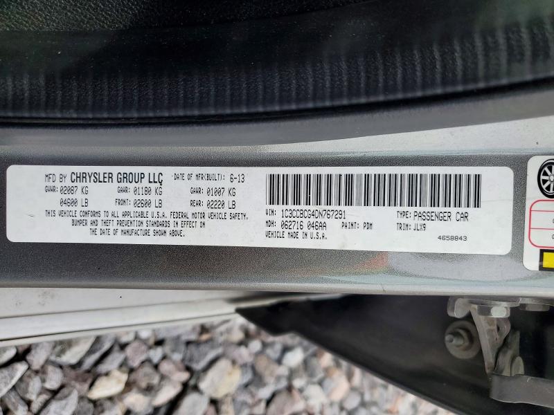 Продаж на аукціоні авто 2013 Chrysler 200, vin: 1C3CCBCG4DN767291, номер лоту: 49453306