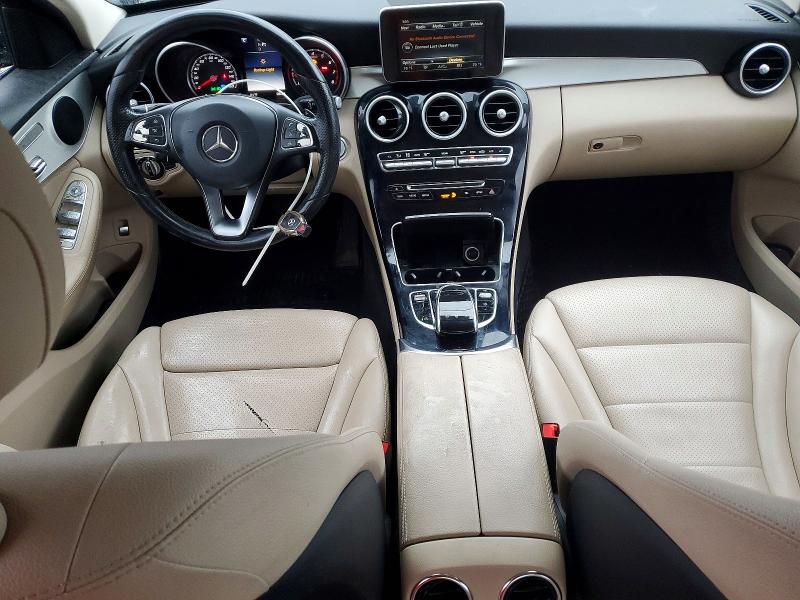48823246 :رقم المزاد ، 55SWF4KB1GU128207 vin ، 2016 Mercedes-benz C مزاد بيع
