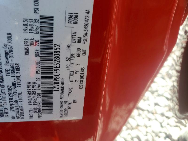 Aukcja sprzedaży 2014 Ford Mustang Gt, vin: 1ZVBP8CF9E5280852, numer aukcji: 51358766