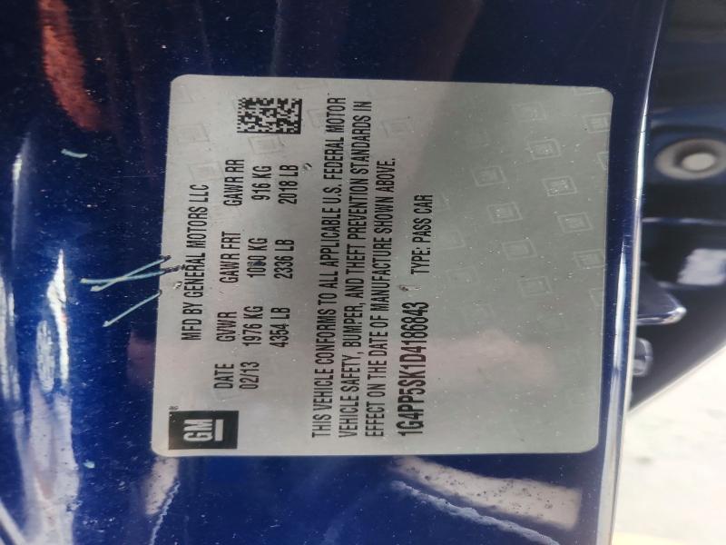 Aukcja sprzedaży 2013 Buick Verano, vin: 1G4PP5SK1D4186843, numer aukcji: 48480926