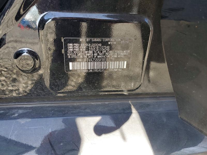 Aukcja sprzedaży 2019 Subaru Wrx, vin: JF1VA2S66K9831278, numer aukcji: 49014186