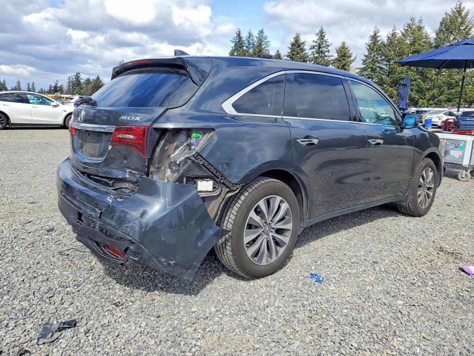 Продаж на аукціоні авто 2015 Acura Mdx, vin: 5FRYD4H66FB013156, номер лоту: 49489576