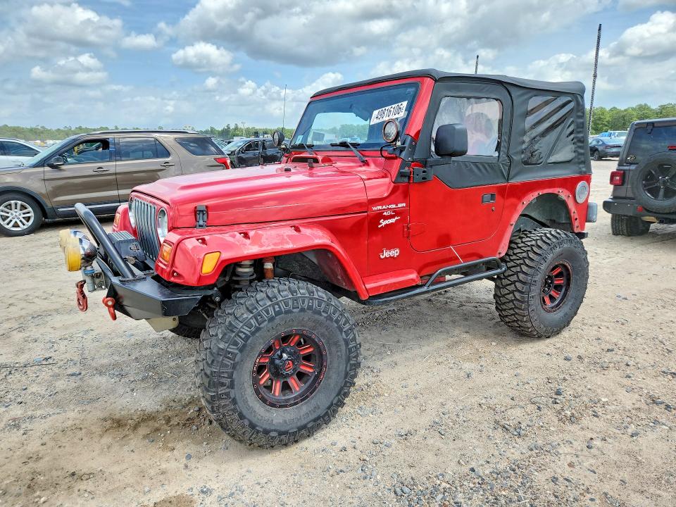 1999 Jeep Wrangler / Tj მანქანა იყიდება აუქციონზე, vin: 1J4FY19S5XP482585, აუქციონის ნომერი: 49816106