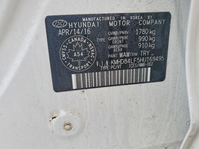Продажа на аукционе авто 2017 Hyundai Elantra, vin: KMHD84LF5HU169495, номер лота: 49308416