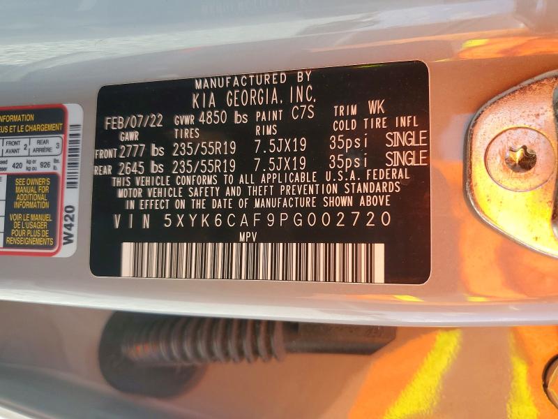 Продаж на аукціоні авто 2023 Kia Sportage, vin: 5XYK6CAF9PG002720, номер лоту: 51968936