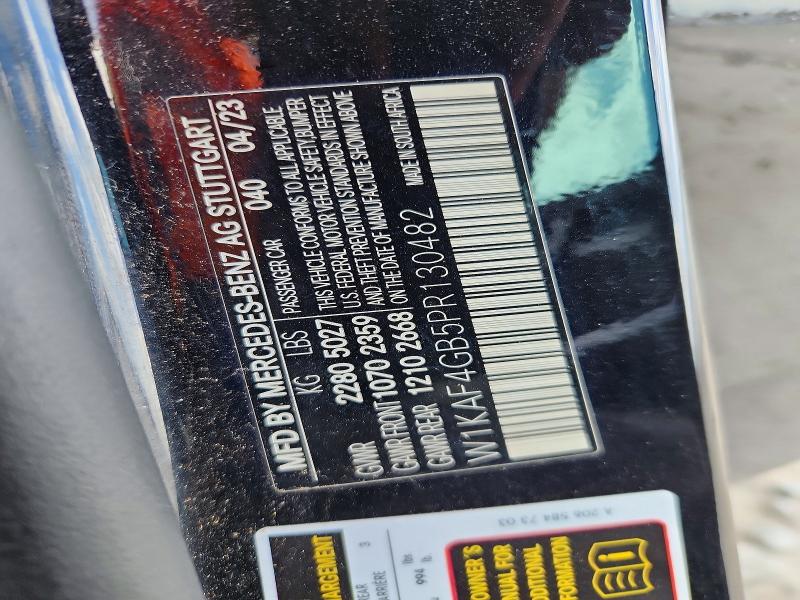 Aukcja sprzedaży 2023 Mercedes-benz C, vin: W1KAF4GB5PR130482, numer aukcji: 47506936