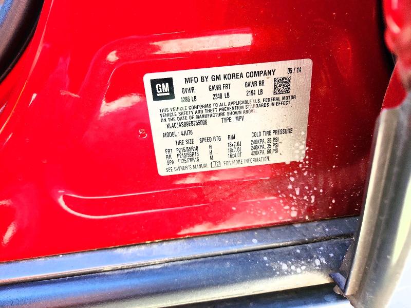 Продаж на аукціоні авто 2014 Buick Encore, vin: KL4CJASB9EB755006, номер лоту: 49989036