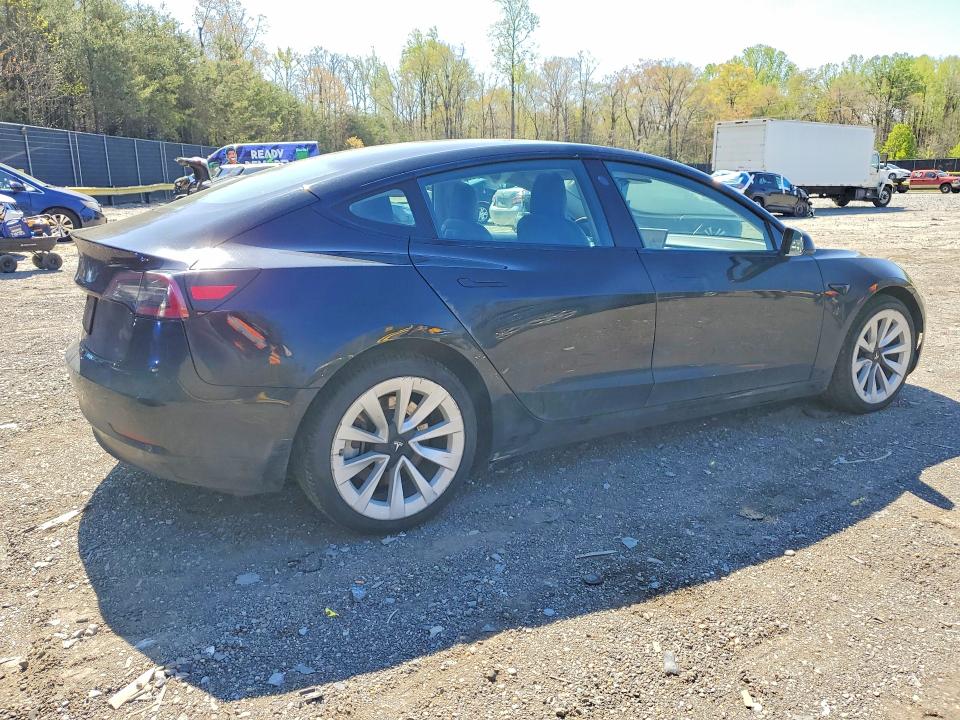 Продажа на аукционе авто 2022 Tesla Model 3, vin: 5YJ3E1EA9NF372063, номер лота: 49105406
