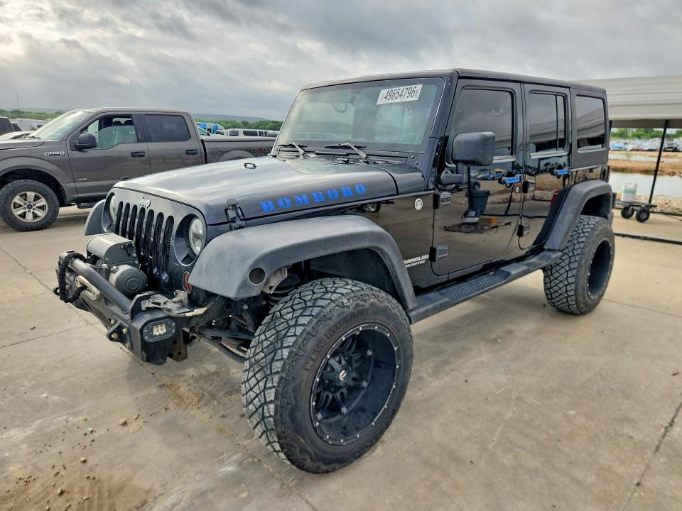 2012 Jeep Wrangler Unlimited მანქანა იყიდება აუქციონზე, vin: 1C4BJWFG7CL118238, აუქციონის ნომერი: 49654796