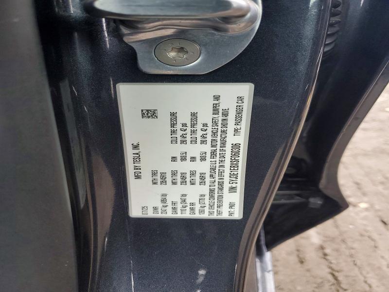Продажа на аукционе авто 2025 Tesla Model 3, vin: 5YJ3E1EBXSF060306, номер лота: 47638086