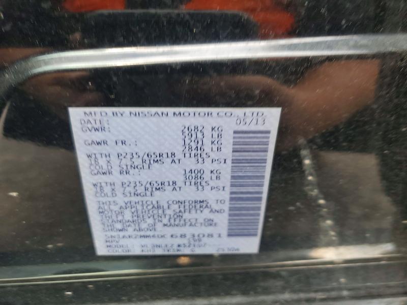 Aukcja sprzedaży 2013 Niss Pathfinder, vin: 5N1AR2MM4DC683081, numer aukcji: 51999856
