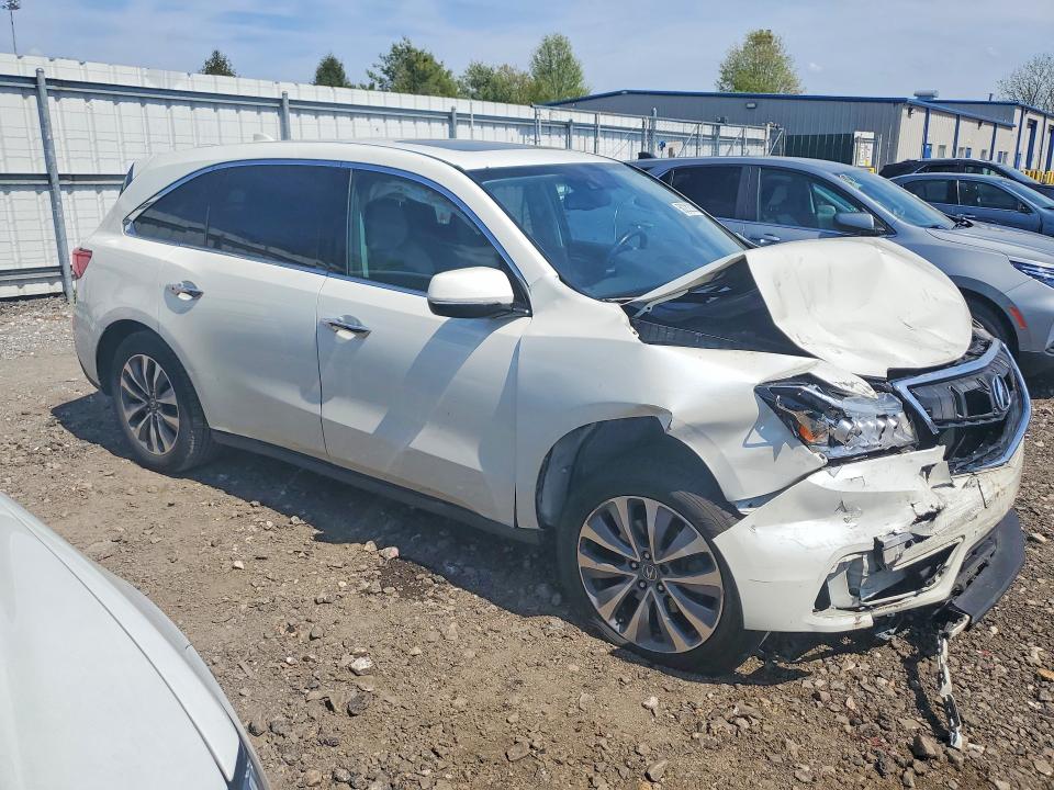 50232026 :رقم المزاد ، 5FRYD4H45FB032442 vin ، 2015 Acura Mdx مزاد بيع