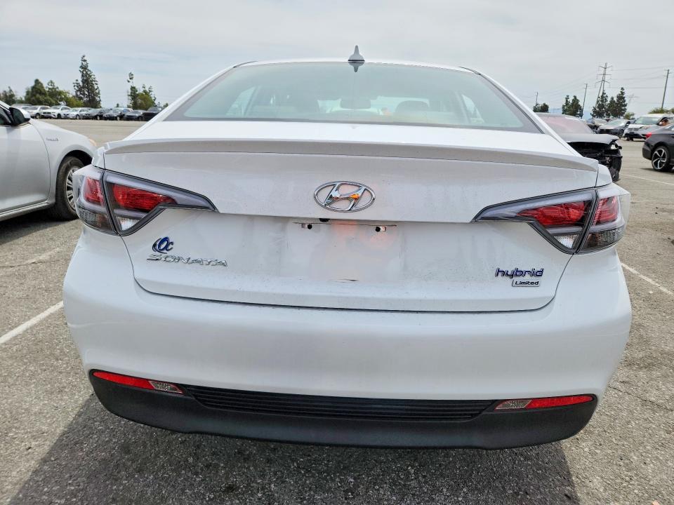 2017 Hyundai Sonata Hybrid მანქანა იყიდება აუქციონზე, vin: KMHE34L36HA071537, აუქციონის ნომერი: 50109376