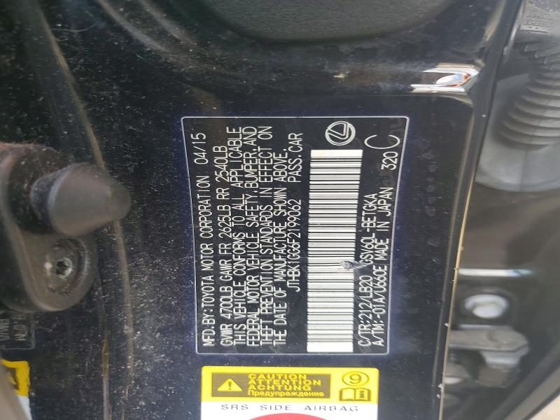 Aukcja sprzedaży 2015 Lexus Es, vin: JTHBK1GG6F2199062, numer aukcji: 50921546