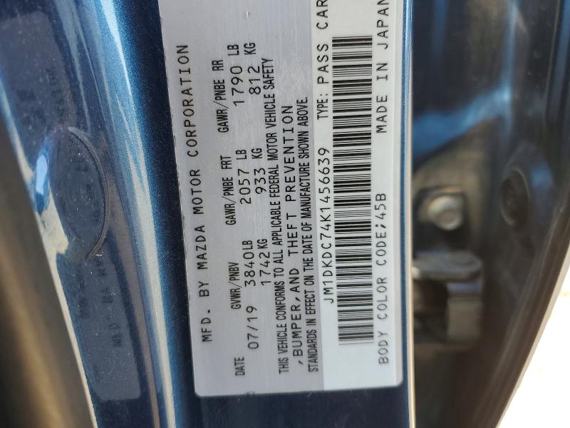 Aukcja sprzedaży 2019 Mazda Cx-3, vin: JM1DKDC74K1456639, numer aukcji: 49375636