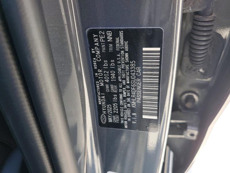 Продаж на аукціоні авто 2025 Hyundai Elantra, vin: KMHLR4DF6SU043385, номер лоту: 50451686