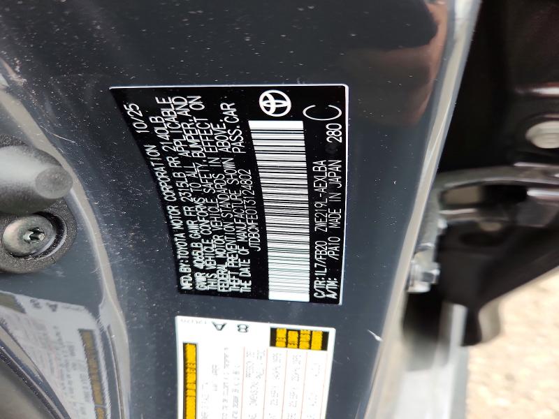 Продаж на аукціоні авто 2026 Toyota Corolla Hybrid, vin: JTDBCMFE0T3124802, номер лоту: 50817136