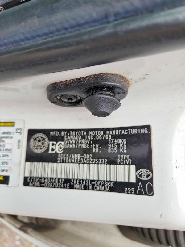 Aukcja sprzedaży 2010 Toyota Corolla, vin: 2T1BU4EE3AC235332, numer aukcji: 79414845