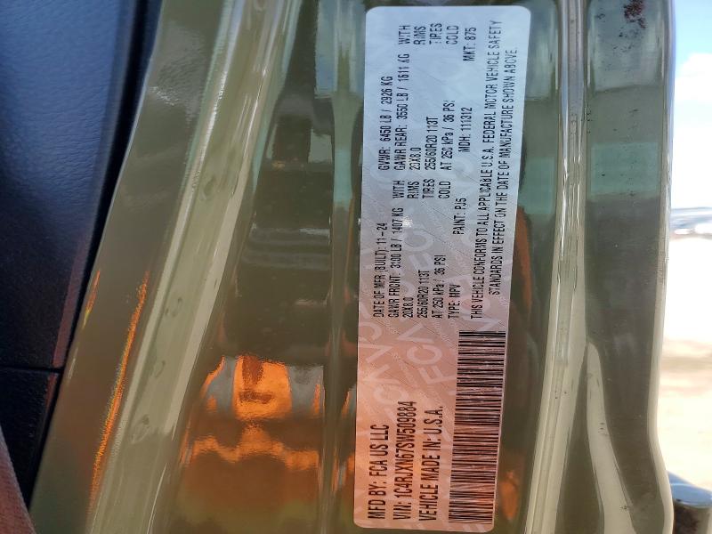 2025 Jeep Wrangler მანქანა იყიდება აუქციონზე, vin: 1C4RJXN67SW509884, აუქციონის ნომერი: 48016386