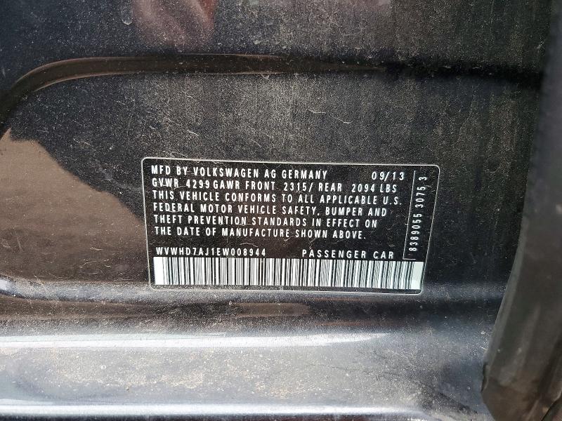 Aukcja sprzedaży 2014 Volkswagen Gti, vin: WVWHD7AJ1EW008944, numer aukcji: 49129296