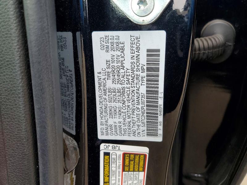 Продаж на аукціоні авто 2023 Acura Rdx, vin: 5J8TC2H82PL007357, номер лоту: 51506046