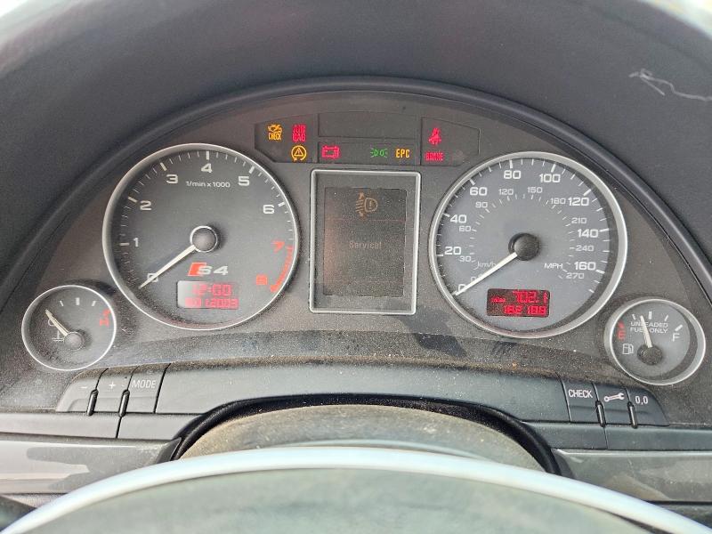 Продаж на аукціоні авто 2004 Audi S4, vin: WAUPL68E24A265850, номер лоту: 50621416