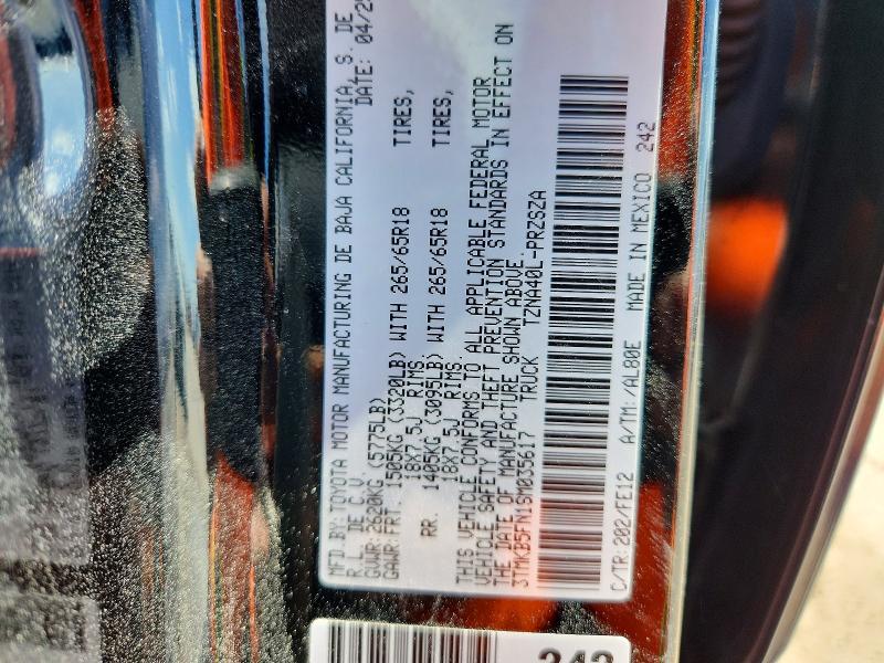 2025 Toyota Tacoma მანქანა იყიდება აუქციონზე, vin: 3TMKB5FN1SM035617, აუქციონის ნომერი: 50472046