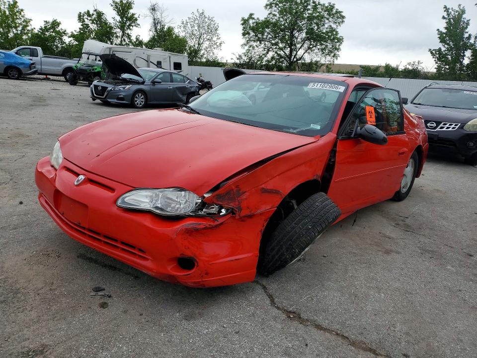 Aukcja sprzedaży 2001 Chevrolet Monte Carlo, vin: 2G1WX15K219291655, numer aukcji: 51102906