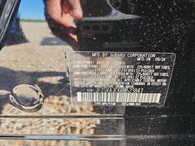 Aukcja sprzedaży 2024 Subaru Forester, vin: JF2SKAJC6RH523847, numer aukcji: 49726716