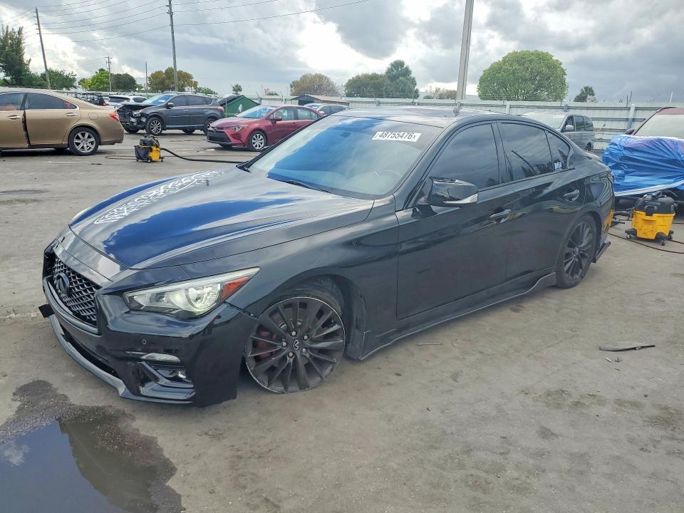 2021 Infiniti Q50 მანქანა იყიდება აუქციონზე, vin: JN1EV7BPXMM700118, აუქციონის ნომერი: 48755476