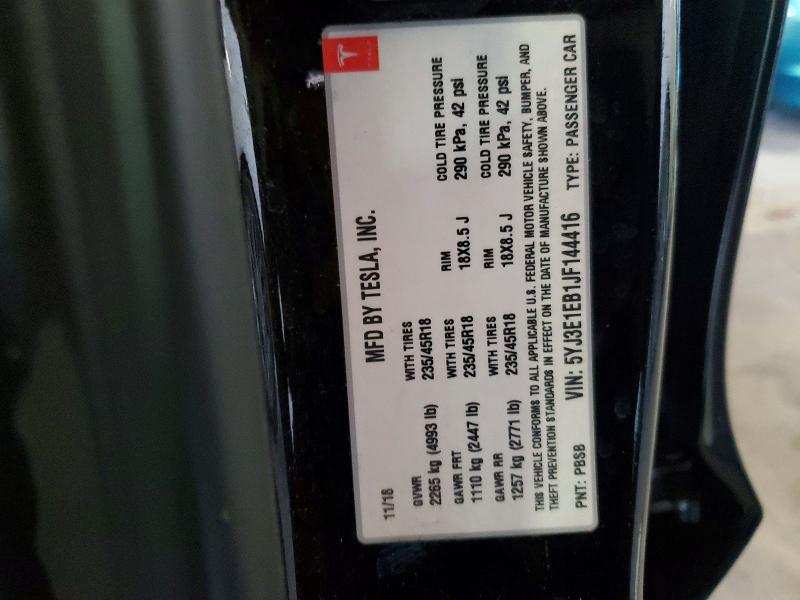 Aukcja sprzedaży 2018 Tesla Model 3, vin: 5YJ3E1EB1JF144416, numer aukcji: 50803556