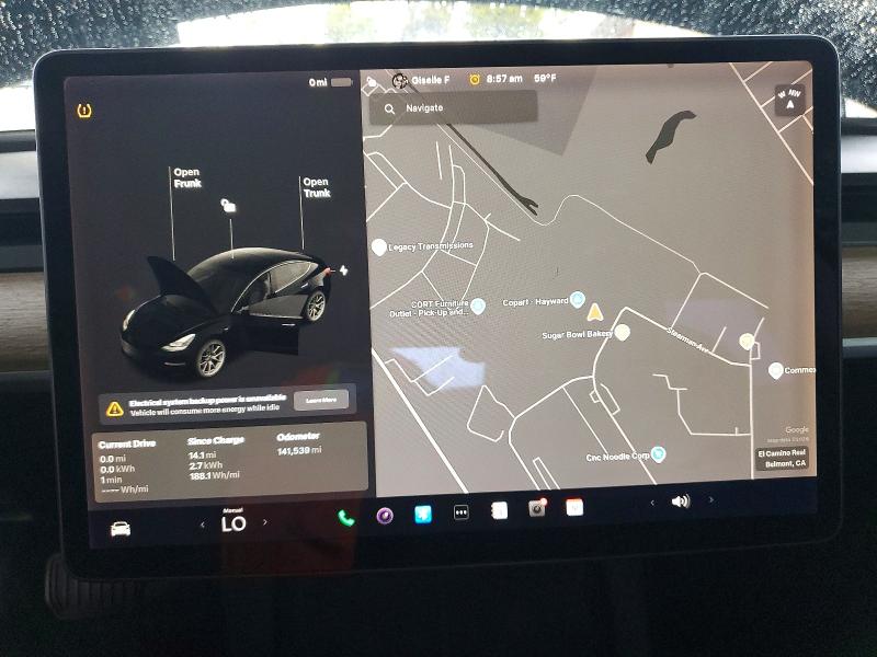 2021 Tesla Model 3 მანქანა იყიდება აუქციონზე, vin: 5YJ3E1EA6MF915111, აუქციონის ნომერი: 48717326