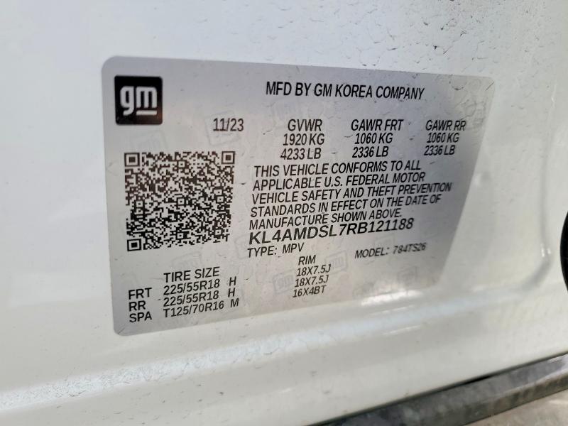 Продажа на аукционе авто 2024 Buick Encore Gx, vin: KL4AMDSL7RB121188, номер лота: 50837636