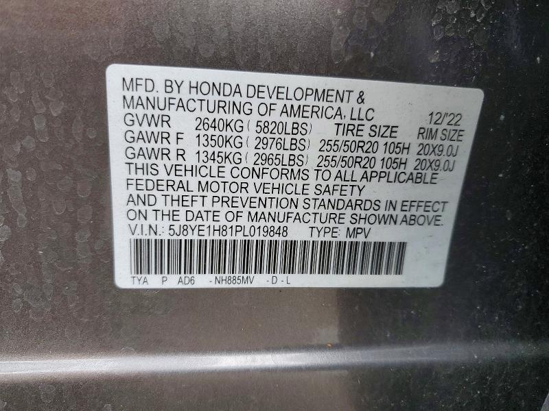 Aukcja sprzedaży 2023 Acura Mdx, vin: 5J8YE1H81PL019848, numer aukcji: 48544156