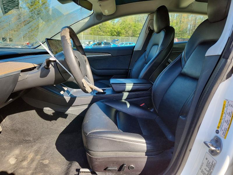 2022 Tesla Model 3 მანქანა იყიდება აუქციონზე, vin: 5YJ3E1EB3NF291343, აუქციონის ნომერი: 49497356
