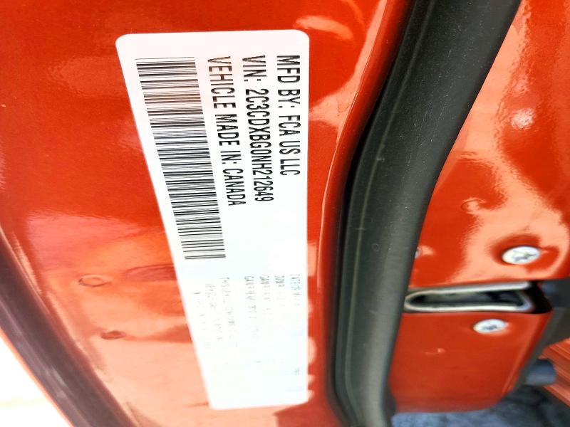 2022 Dodge Charger მანქანა იყიდება აუქციონზე, vin: 2C3CDXBG0NH212649, აუქციონის ნომერი: 51425216