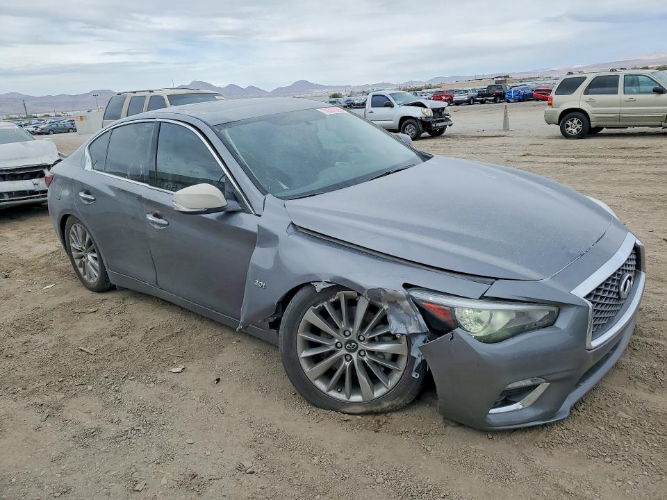 2019 Infiniti Q50 Luxe მანქანა იყიდება აუქციონზე, vin: JN1EV7AP2KM517004, აუქციონის ნომერი: 78557035