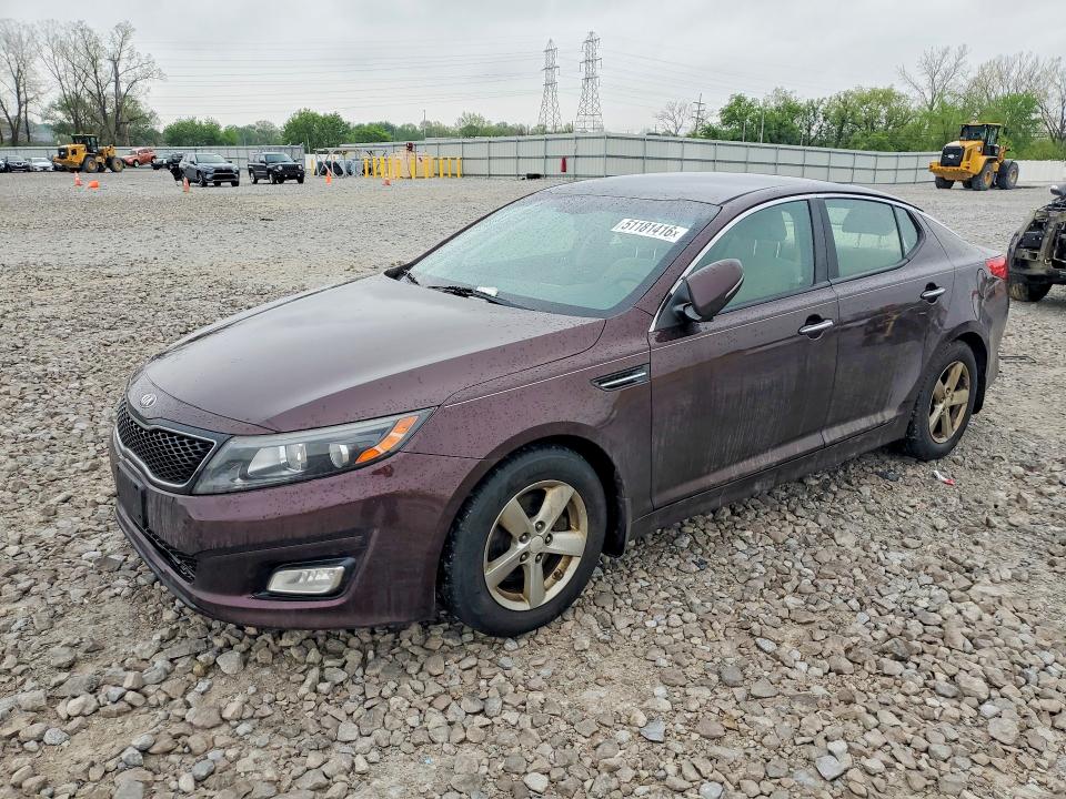 2015 Kia Optima მანქანა იყიდება აუქციონზე, vin: 5XXGM4A77FG362680, აუქციონის ნომერი: 51181416