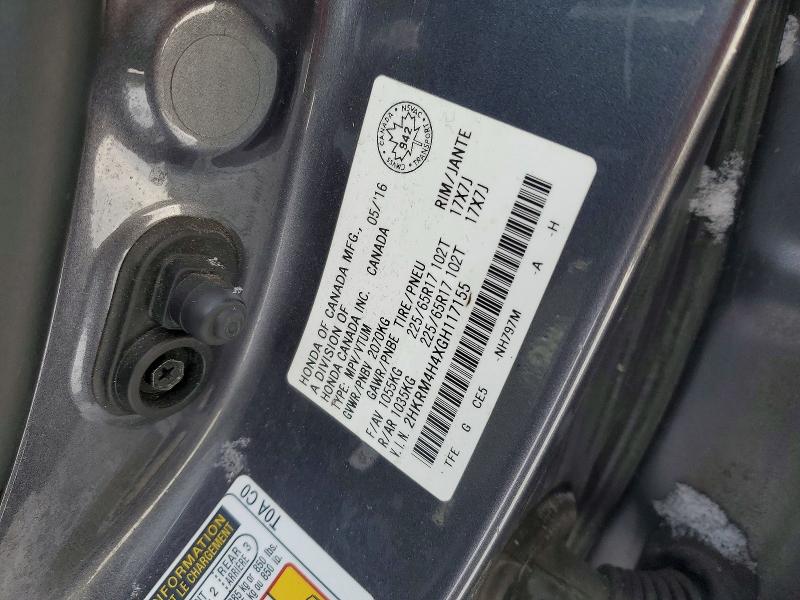 Aukcja sprzedaży 2016 Honda Cr-v, vin: 2HKRM4H4XGH117155, numer aukcji: 47967676