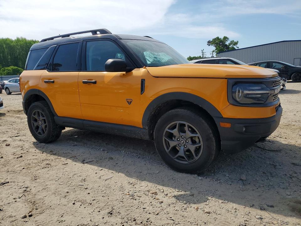 49995846 :رقم المزاد ، 3FMCR9D97MRB33758 vin ، 2021 Ford Bronco Sport مزاد بيع