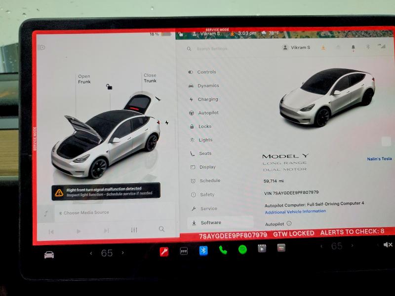 Aukcja sprzedaży 2023 Tesla Model Y, vin: 7SAYGDEE9PF807979, numer aukcji: 49302286