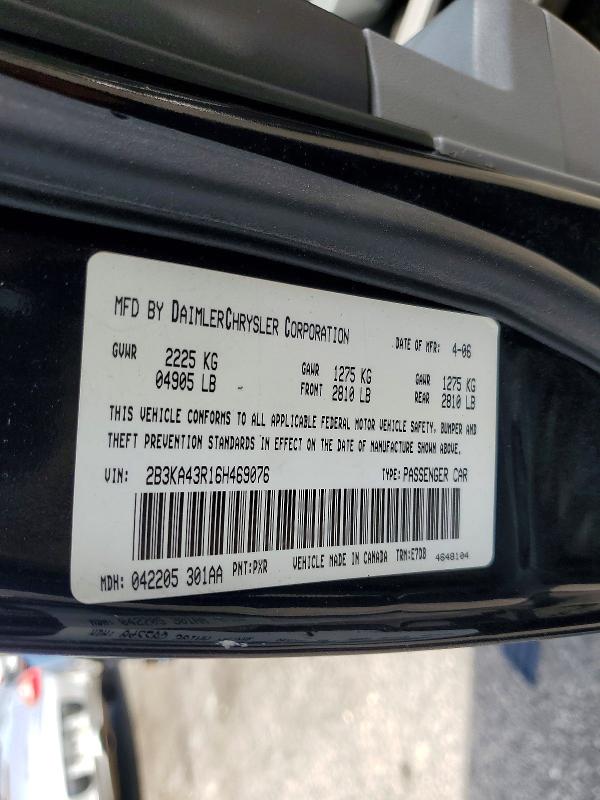 Aukcja sprzedaży 2006 Dodge Charger, vin: 2B3KA43R16H469076, numer aukcji: 50835646
