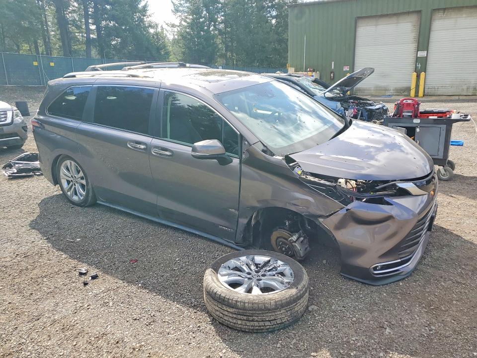 Продажа на аукционе авто 2021 Toyota Sienna, vin: 5TDERKEC4MS012455, номер лота: 48894006