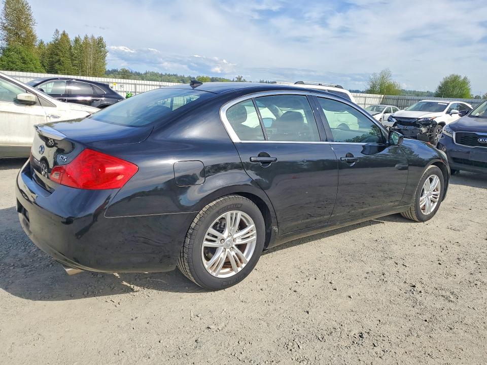 Aukcja sprzedaży 2011 Infiniti G25 Sedan, vin: JN1DV6AP7BM601616, numer aukcji: 52201366