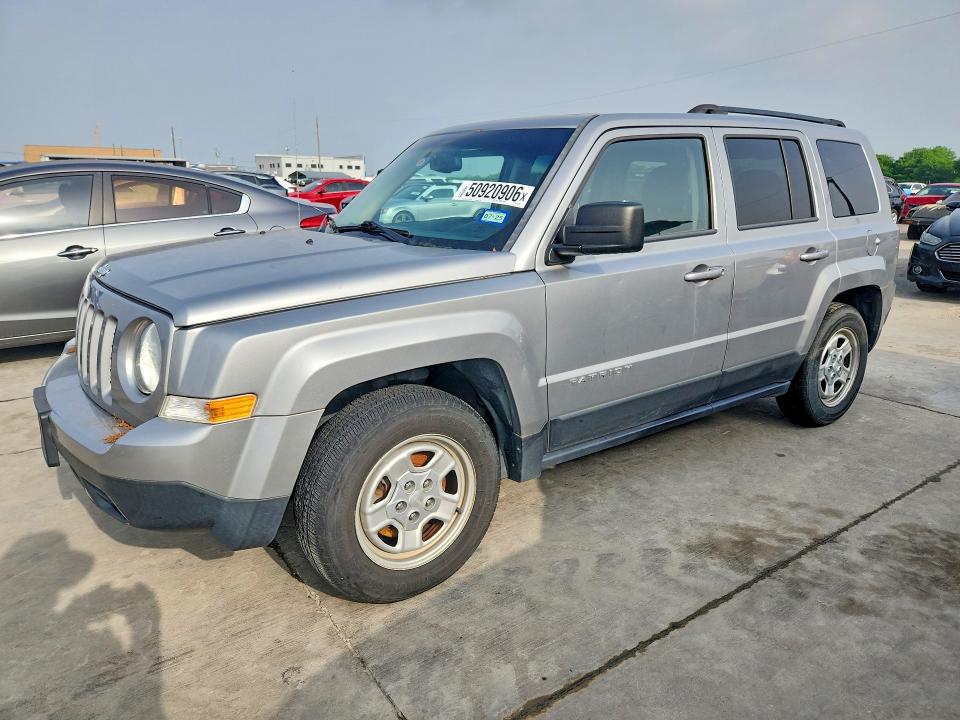 2016 Jeep Patriot მანქანა იყიდება აუქციონზე, vin: 1C4NJPBA2GD512783, აუქციონის ნომერი: 50920906