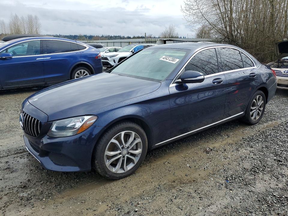 Auction sale of the 2015 Mercedes-benz C, vin: 55SWF4KB8FU073740, lot number: 48451286