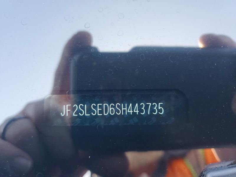 2022 Subaru Forester მანქანა იყიდება აუქციონზე, vin: JFSLSED6SH443735, აუქციონის ნომერი: 50946026