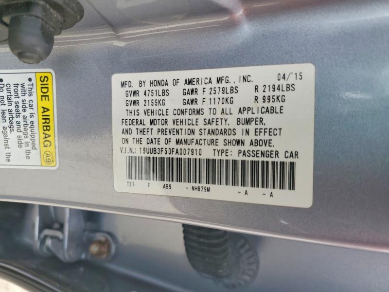 Aukcja sprzedaży 2015 Acura Tlx, vin: 19UUB3F50FA007910, numer aukcji: 49504846