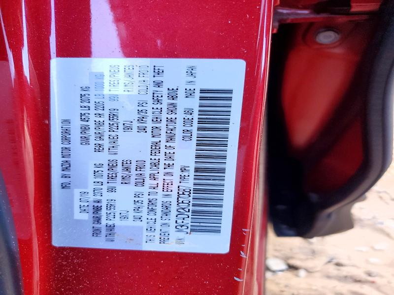 Продажа на аукционе авто 2019 Mazda Cx-5, vin: JM3KFADM2K0670587, номер лота: 49661706